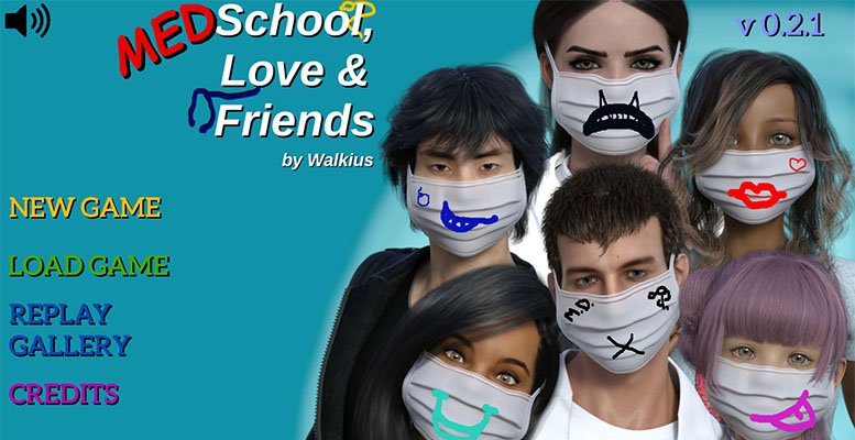 Poster Medschool, Love and Friends