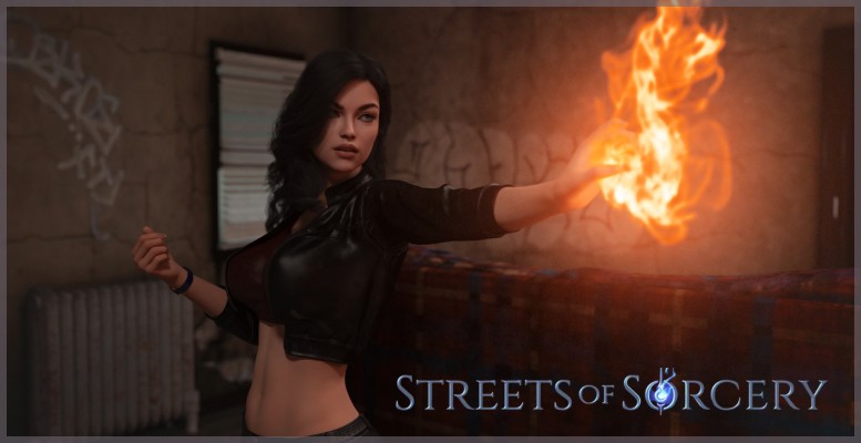 Poster Streets of Sorcery 2D sex game