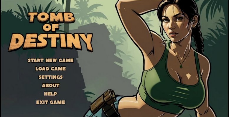 Poster Tomb of Destiny AI porn game